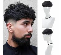 Synthetic Mens Wigs Short Layered Wavy hair Fit on Every Head Size Wig for Men and Boys-286-2