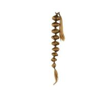 Synthetic Ponytail Bubble Warp Around Hair Extensions Fake Pieces For Women Long Black Lantern For Women(Color6)