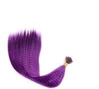 Synthetic Rainbow Hair Tress For Girl False Strands Fake Feather Hair Extensions Red Green Blue Pink Purple Brown Color For Party Festival(4,16inches-50pcs)