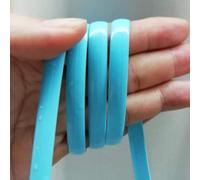 Synthetic Rattan Weaving Material 300cm for Garden Furniture Fixing - Flat for Cane Webbing Roll Beige(Light Blue)