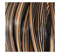 Synthetic Rattan Wicker Repair Material PE Rattan Roll 500g (Width 8mm, Thickness 1.2mm) Plastic Woven Rattan Synthetic Wicker Weaving Material (Color : Coffee 02, Size : 500g)