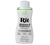 Synthetic Rit Dye More Liquid Fabric Dye - Wide Selection of Colors - 8 Ounces - Whitener & Brightener