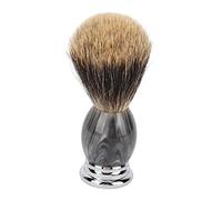 Synthetic Shaving Brush for Men, Shaving Cream Brush with Aluminum Alloy Handle, Quick - Drying Artificial Bristles for Home Travel Use, Resin Beard Grooming Tool for Dad