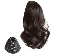 Synthetic Short Curly Hair Claw Children Small Clip Ponytail Extension Suitable For Various Occasion Creative Clip