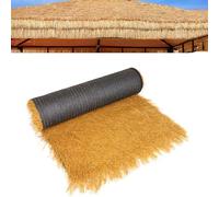 Synthetic Straw Roof, Artificial Mexican Straw Roll, Fire Resistant Straw Roof Decoration, Hawaiian Party and Bar Decoration, Artificial Straw Roll, Garden Fence Terrace. (1 x 20 m (3.2 x 66 ft))