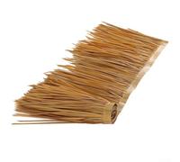 Synthetic Straw Thatch Roofing Material Made From PE For Residential Rooftop Decor And Resort Exterior Applications(Mixed-color thatch)
