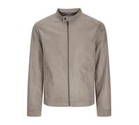 Synthetic Suede Jacket | Regular Fit, Plain, Long Sleeves, Regular, Outdoor, Maximum temperature 30°C gentle process