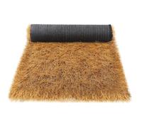 Synthetic Thatch Grass Roof Artificial Straw Roll,Mexican Grass Tropical Party Thatch Roofing Decorations for Bar Hut Patio Garden Fence Decor,DIY Crafts(Size:1M*8M(39''×262‘’),Color:yellow)