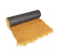 Synthetic Thatch Grass Roof, Artificial Thatch Straw Roof Roll Waterproof Fireproof Synthetic Palm Multiple Sizes Pack of 8(1.64 feet x 9.8 feet (0.5m x 3m))
