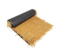 Synthetic Thatch Grass Roof,Commercial Art DIY Crafts, Thatch Roofing,Yellow Artificial Mexican Straw Roll,Hawaiian Party and Bar Decoration(0.5 * 10m(1.6 * 32.8ft))