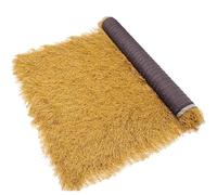 Synthetic Thatch Grass Roof for Tiki Bar Fireproof Mexican Artificial Straw Roll Tropical Party Decorations Palapa Thatch Roofing for Garden Fence Patio Duck Blind(Size:1*10m(3.2*32ft),Color:Yellow)