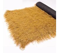 Synthetic Thatch Grass Roof, Mexican Artificial Palm Straw Roll, Fake Straw Roof Cover, Duck Blind Grass Hay Bales, Simulated Thatch Decorations, For Bar Garden Patio Fence Party(0.5x1m(1.64x3.28ft))
