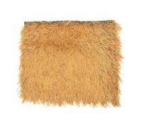 Synthetic Thatch Grass Roof Roll - Fireproof Artificial Straw for Tiki Bar, Garden, Patio Decor, Mexican Tropical Party Decorations, DIY Crafts (Size: 0.5m x 20m)