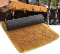 Synthetic Thatch Grass Roof Roll for Garden Fence Patio Duck Blind - Artificial Straw Mat Thatch Decor