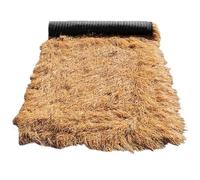 Synthetic Thatch RollFireproof Palm Grass for Mexican Roofs Fake Thatch for Umbrellas Patios Fencing and CoveringsDurable WeatherResistant Easy Installation