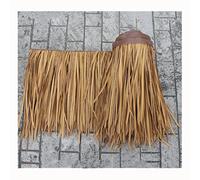 Synthetic Thatch Rolls Tiki Grass Roof Artificial Mexican Palm Thatch Runner, Weatherproof So Have 10 Year Life,for Tiki Bar Garden Patio Gazebos Wall(Yellow e,0.5x2m/1.64X6.56ft)