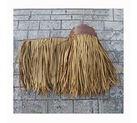 Synthetic Thatch Rolls Tiki Grass Roof Artificial Mexican Palm Thatch Runner, Weatherproof So Have 10 Year Life,for Tiki Bar Garden Patio Gazebos Wall(Yellow c,0.5x15m/1.64X49.2ft)