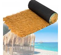 Synthetic Thatch Roof Decor, Artificial Thatch Grass Cover, Simulation Thatch Rolls for Garden and Bar Decoration, 1x10m