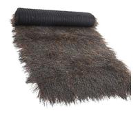 Synthetic Thatch Roofing,Mexican Style Artificial Palm Straw Roll,Grey | Fireproof Tiki Hut Grass Roof Decor,For Pool Beach Patio Hawaiian Party(1x15m(39.4x590.6in))