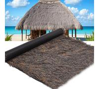 Synthetic Thatch Roofing Roll 1x8m (3.2x26.2ft) - Weatherproof Artificial Palm Thatch for Tiki Bars, Poolside, Gardens, Patio Covers - Low Maintenance Decorative Grass