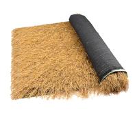 Synthetic Thatch Roofing Rolls, Artificial Straw Thatch Roll 0.5m Wide 6-10m Length for Garden Patio Roof(0.5 * 10m(1.6 * 32.8ft))
