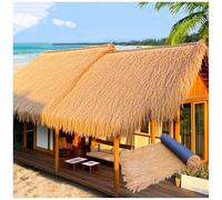 Synthetic Thatch Roofing Rolls, Artificial Thatch Roof Flame Retardant 3.3X(6.6-65.6) FT(3.3X42.7FT(1X13meter))