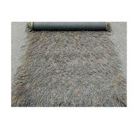 Synthetic thatched roof， Artificial Thatch Roll Synthetic Grass Thatch Multicolor Multiple Sizes Waterproof(Grey,0.5 * 3m)