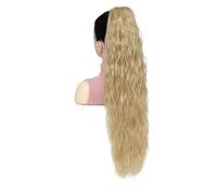 Synthetic Wavy Drawstring Ponytail Hair Extension Long Water Wave Ponytail Hair for Women(27-613)