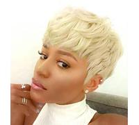 Synthetic White Wig Short Hair Wigs for White/Black Women Natural Bang Wig Cosplay-1030