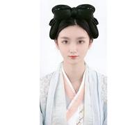 Synthetic Wig Chinese Ancient Hanfu Headdress Hair Bun Ancient Chinese Women Cosplay Wigs Accessories
