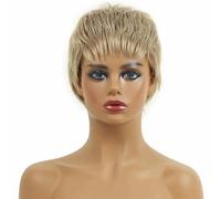 Synthetic Wig European and American Women's Hair Short Wigs Puffy Chemical Fiber Fashion Head Cover with Bangs-9855-6inches