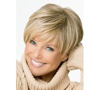 Synthetic Wig European and American Women's Hair Short Wigs Puffy Chemical Fiber Fashion Head Cover with Bangs-0081-6inches