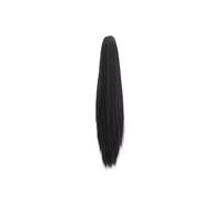 Synthetic Wig Ponytail Clip Extra Long Temperament Ultra Light and High Ponytail Straight Hair(Natural Black)