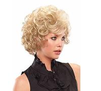 Synthetic Wig Short Curly Blonde With Bangs Natural Wigs Costume Wig