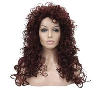 Synthetic Wigs Hairpiece With Comfortable Net For Various Hairstyling African Women Quick Hairstyle Long Curly Hairpiece