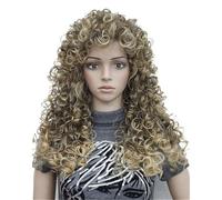 Synthetic Wigs Hairpiece with Comfortable Net for Various Hairstyling African Women Quick Hairstyle Natural Kinky Curly Synthetic