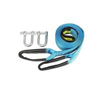 Synthetic Winch Rope, 3 4 5M, 8 Ton Capacity Tow Cable with Hooks, High Strength Nylon for Heavy Duty Use(5m)