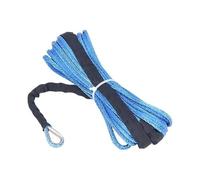 Synthetic Winch Rope, 50ft Long 12 Strand Nylon Cable with Black Cover for Trucks, SUVs, ATV, UTV