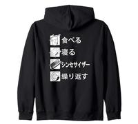 Synthpop new-wave-music, repeats Synth-Japanese synthesizer Zip Hoodie