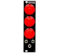 Synthrotek Arcadian Rhythms (Red) - Arcade Style Manual Gate Eurorack Module