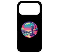 Synthwave Astronaut on the Beach, 1980s Retro Case for iPhone 17 Pro Max