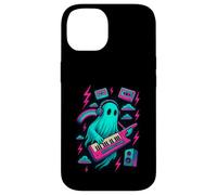 Synthwave Ghost Keytar Musician Retro Vaporwave Music Case for iPhone 14