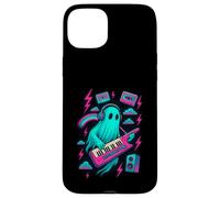 Synthwave Ghost Keytar Musician Retro Vaporwave Music Case for iPhone 15 Plus