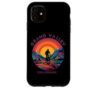 Synthwave Grand Valley Colorado Mountain Biking Retro Cycle Case for iPhone 11