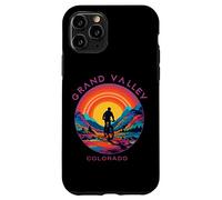 Synthwave Grand Valley Colorado Mountain Biking Retro Cycle Case for iPhone 11 Pro