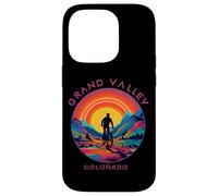 Synthwave Grand Valley Colorado Mountain Biking Retro Cycle Case for iPhone 14 Pro