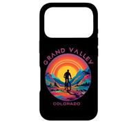 Synthwave Grand Valley Colorado Mountain Biking Retro Cycle Case for iPhone 17 Pro