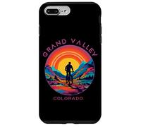 Synthwave Grand Valley Colorado Mountain Biking Retro Cycle Case for iPhone 7 Plus/8 Plus