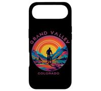 Synthwave Grand Valley Colorado Mountain Biking Retro Cycle Case for iPhone Air