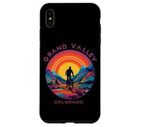 Synthwave Grand Valley Colorado Mountain Biking Retro Cycle Case for iPhone XS Max